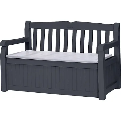 Лавка-ящик для зберігання Keter Eden Bench чорний 265 л