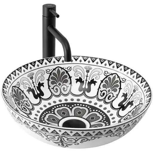 Умивальник Rea Etno накладний REA-U7500, Цветной - фото 1