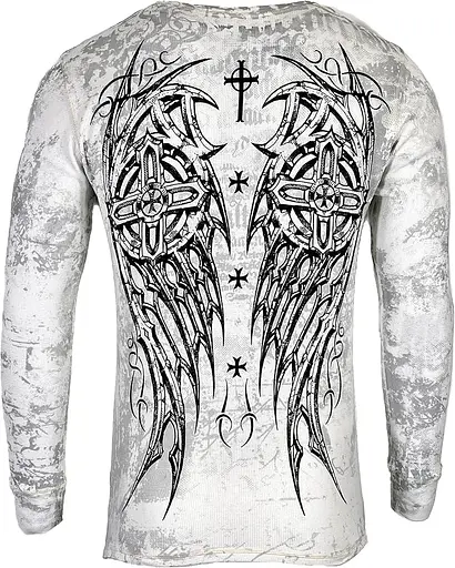 Футболка с длинным рукавом Xtreme Couture by Affliction Men's Thermal Shirt Darker Side 3XL - фото 2