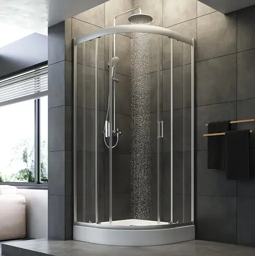 Душевая кабина AM.PM Gem 5-corner Pivot W90UG-401-9090-MT - фото 2