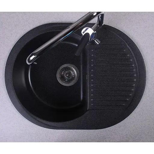 Кухонная мойка Fancy Marble Yuta светло-черный 102060004 - фото 2