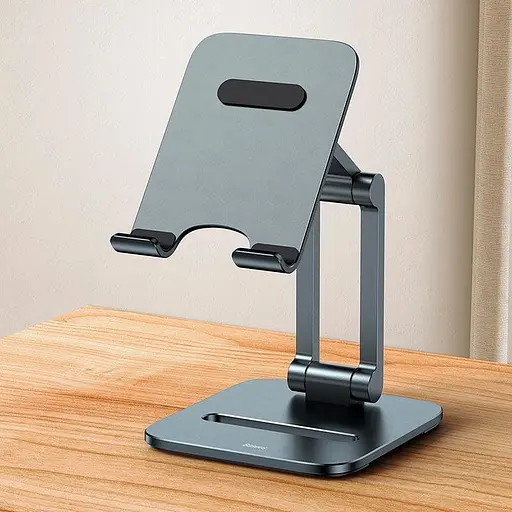 Тримач Baseus Desktop Biaxial Foldable Metal Stand (for Phones 7") (LUSZ000013) - фото 7