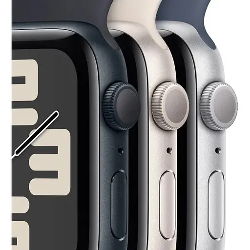 Apple Watch SE 2 GPS 40mm Midnight Aluminium with Midnight Sport Loop MRE03 RU - фото 6