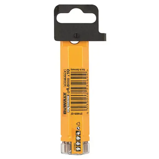 Свердло по металу DeWalt Extreme Industrial Cobalt HSS-CO діаметр 4.8 мм (DT4928) - фото 2