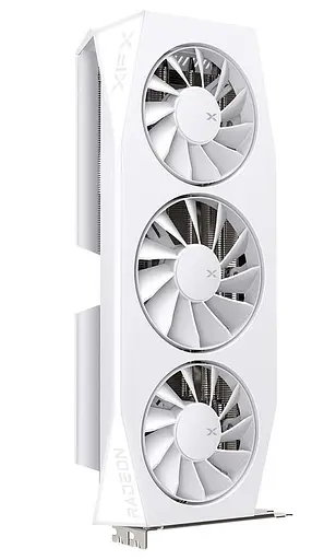 Видеокарта XFX AMD Radeon RX 9060 XT 16GB Mercury OC White Gaming Edition (RX-96TMERCW9) (GDDR6, 128 bit, PCI-E v5.0 x16) - фото 4