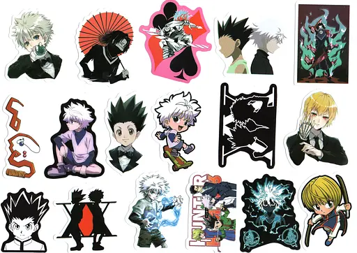 Стікерпак Хантер х Хантер Набір наклейок Hunter × Hunter 50 штук - фото 4