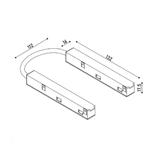 Соединение гибкое электрическое 0°-180° KLOODI KDMG-ZM FLEX BK - фото 2
