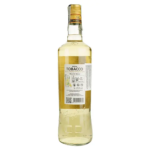 Ром Tobacco Gold 37.5% 1л - фото 4