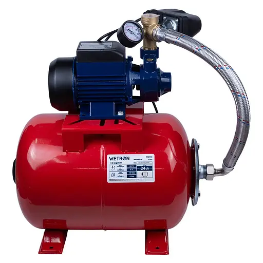 Насосна станція Wetron 0.37кВт Hmax 35м Qmax 35л/хв 775011/24 - фото 2