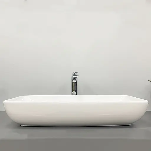 Умивальник VBI Silvi 70 white накладний VBI-015101, Білий - фото 4