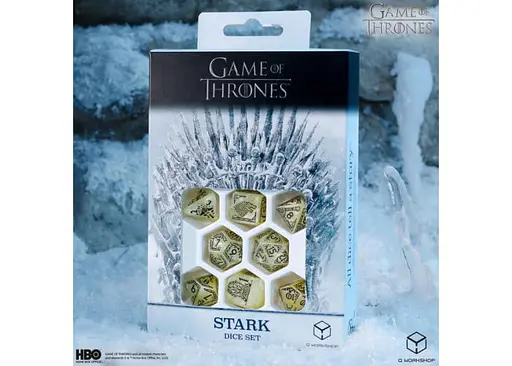Набор кубиков Game of Thrones. Stark Dice Set , 7 шт. (GOT/00190166/2025/1/A) - фото 9