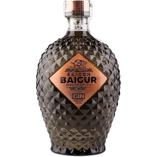 Джин Saigon Baigur Premium Dry Gin 43% 0.7 л  - фото 1