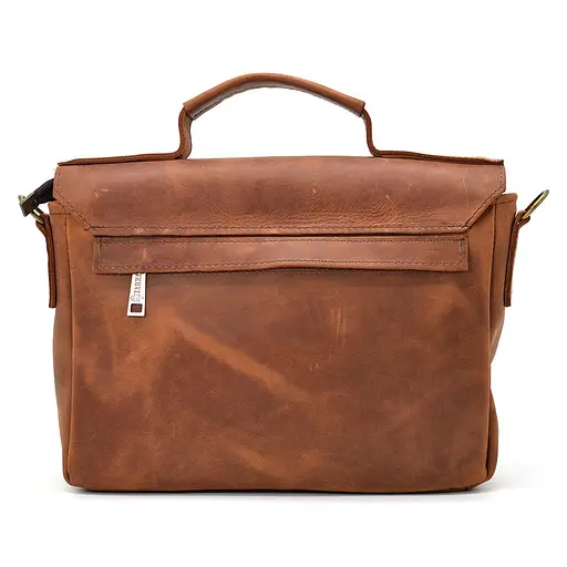 Чоловіча шкіряна сумка TARWA 32х25х7 см sum0025460 - фото 16