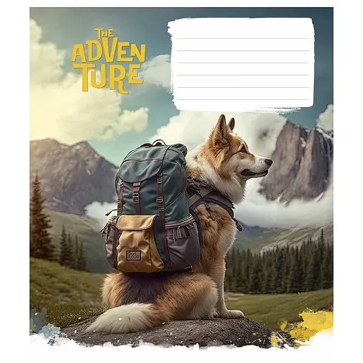 Зошит учнівський "Best adventure" 012-3285K-3 в клітинку, 12 аркушів