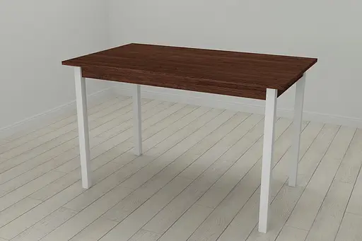 Стіл кухонний Ferrum-decor Маріо 75x120x70 Білий ДСП Венге 16мм (FRD-105624)