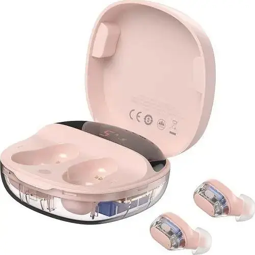 Навушники бездротові Baseus Encok TWS WM01 Plus (NGWMP-04) рожеві - фото 2