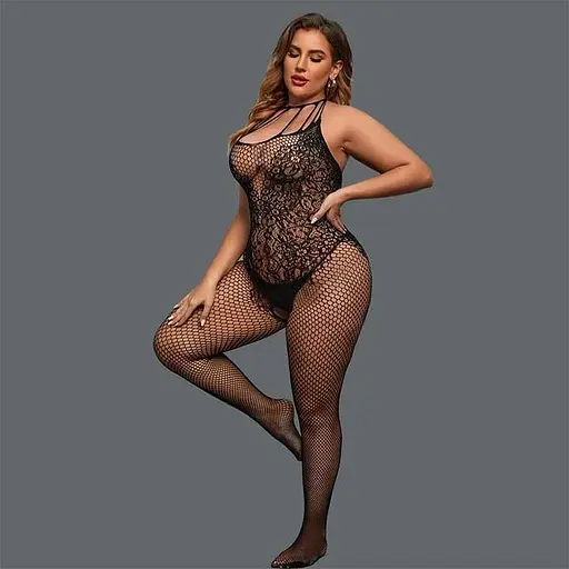 Сексуальний бодістокінг з відкритим доступом та відкритою спиною L-XXL – Еротична білизна - фото 4