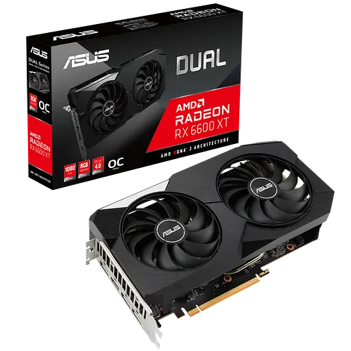 Видеокарта ASUS DUAL-RX6600XT-O8G
