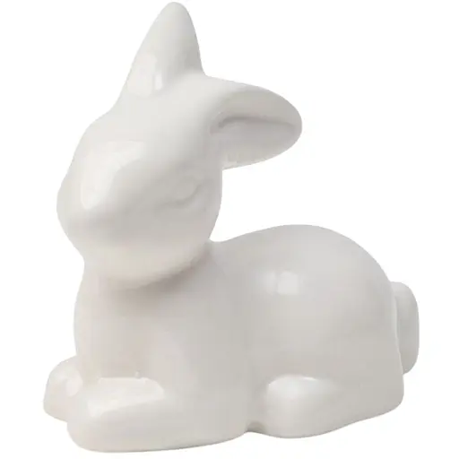 Статуэтка декоративная MBM HOME Апельсиновый кролик белый (DH-ST-41 WHITE) - фото 1
