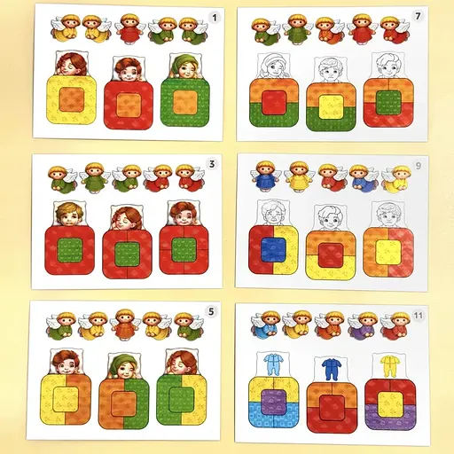 Дидактична гра для дітей "Малюки в ліжечку" Ubumblebees PSD303 (ПСД303) - фото 8