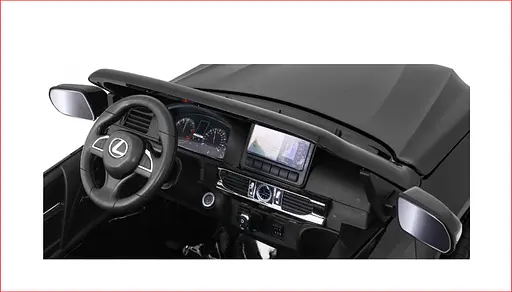 Электромобиль Ramiz Lexus LX570 окрашенный 2x12 В на пульте управления, черный (PA.DK-LX570.EXL.CZ) - фото 7
