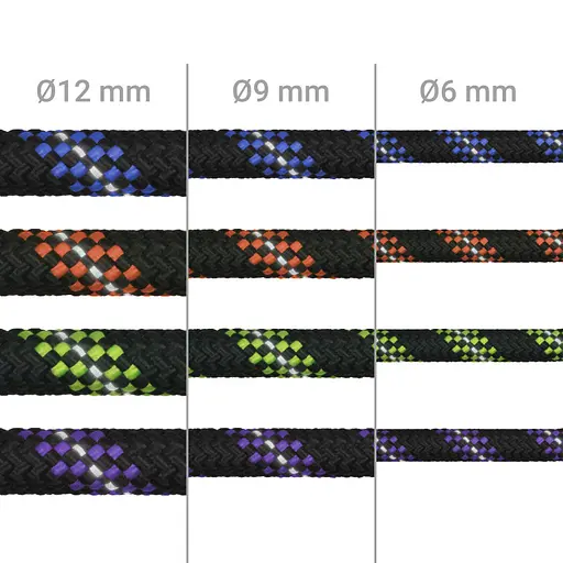 Поводок для собак Barksi Свободные руки светоотражающий 325х1.2 см черно-салатовый - фото 4