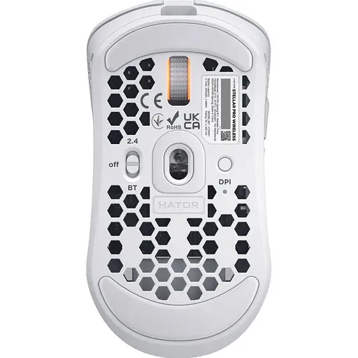 Мышь HATOR Stellar PRO Wireless white (HTM551) Б/у - фото 2