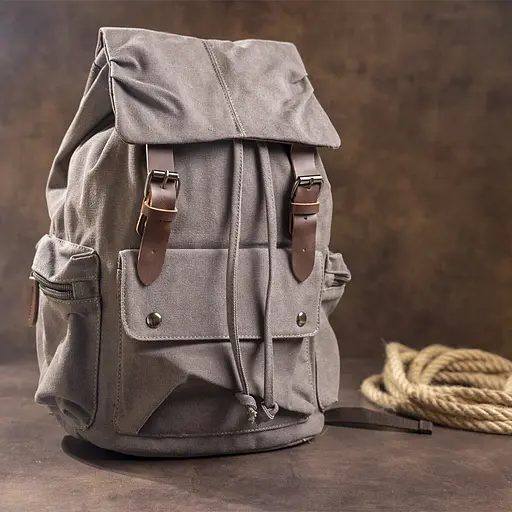 Текстильный рюкзак походный Vintage 42х29х19 см sum0013912 - фото 6