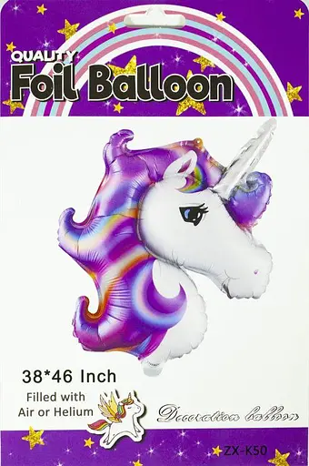 Шар фольгированный Единорог