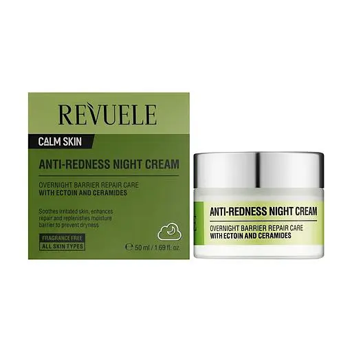 Крем ночной против покраснения Anti-Redness Revuele 50 мл - фото 1