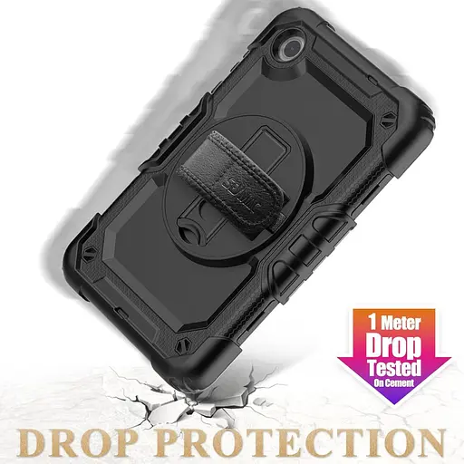 Чохол Rugged 3 Layers броньований протиударний з захистом Lenovo Tab M8 4th Gen TB300 Чорний - фото 7