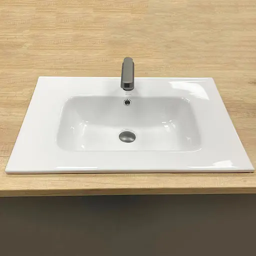 Умивальник VBI Mortara 70 white врізний VBI-018041, Білий - фото 2