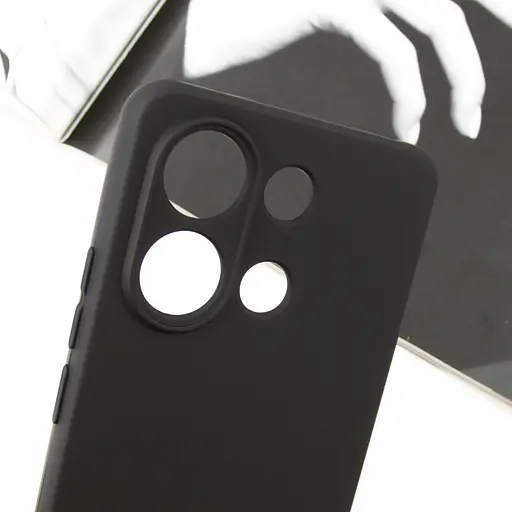 Чехол Silicone Cover Lakshmi Full Camera (AA) для Xiaomi Redmi Note 13 5G Черный / Black - фото 4