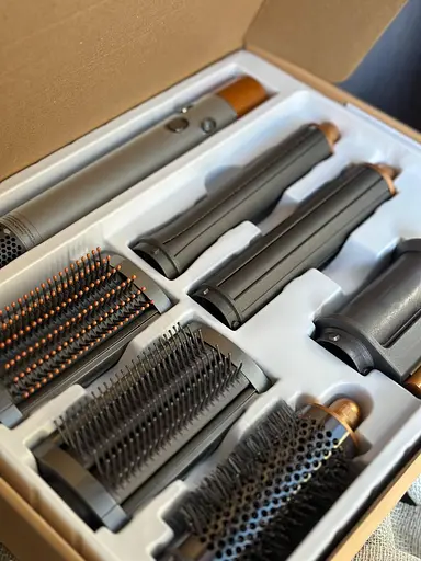 Фен-стайлер с 6 насадками Smart X Airwrap Complete Long X9G фен-щетка плойка фен 3 скорости 3 режима 1300 Вт Серый - фото 5