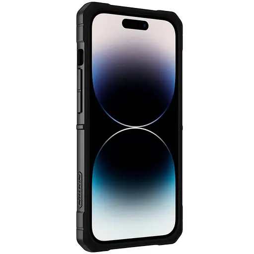 Чохол TPU+PC Nillkin CamShield Adventurer Pro шторка на камеру для Apple iPhone 14 Pro 6.1 Armor Black - фото 5