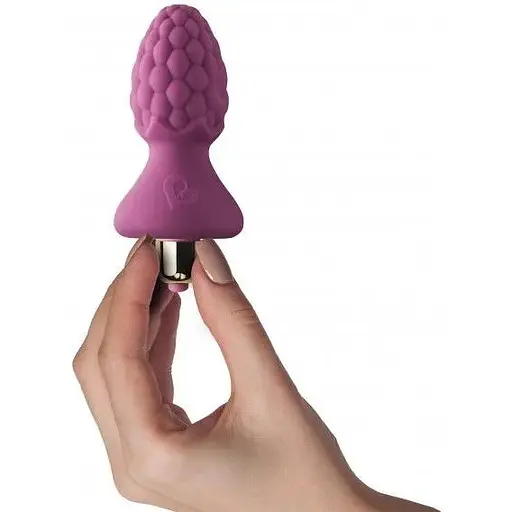 Анальный вибростимулятор Rocks Off Ass-Berries 7 Raspberry - фото 2