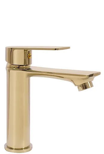 Змішувач для умивальника Rea Mayson L.gold золото низький REA-B5101 Золотий - фото 1