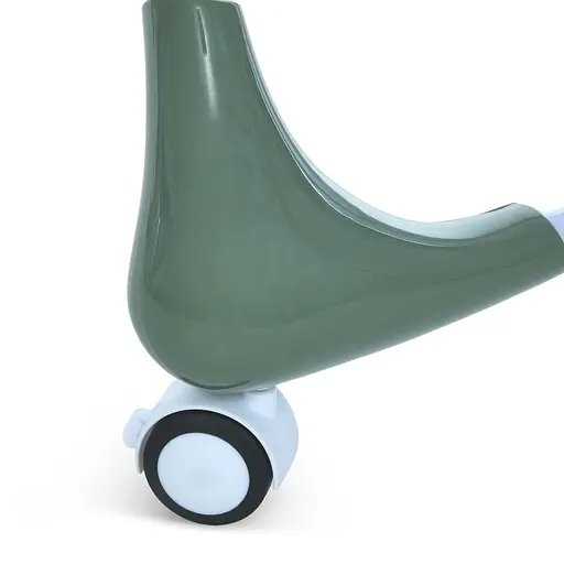 Стільчик для годування Bambi M 3233L Jade Green з регульованою спинкою, висотою та колесами, темно-зелений - фото 4