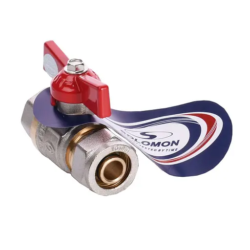 Кран кульовий Solomon 16х1/2″ 1184 внутр. різьба - фото 3