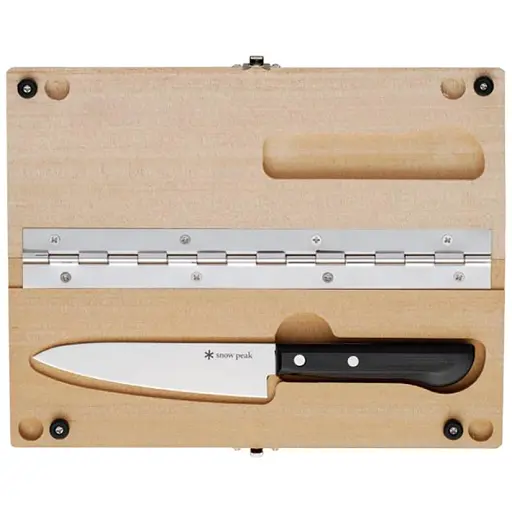 Ніж кухонний Snow Peak CS-207 Cutting Board Set M +  обробна дошка - фото 3