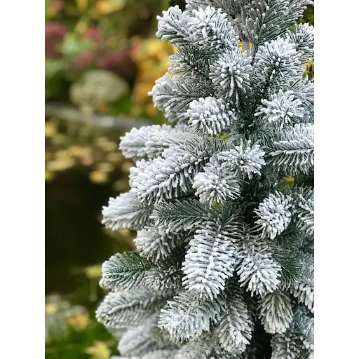 Ялинка Hvoya Premium лита в мішковині 90 см засніжена - фото 6