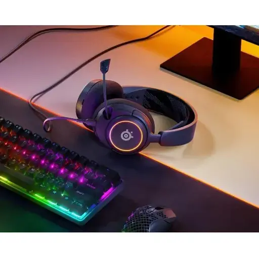 Навушники з мікрофоном SteelSeries Arctis Nova 3 Black (61631) - фото 5