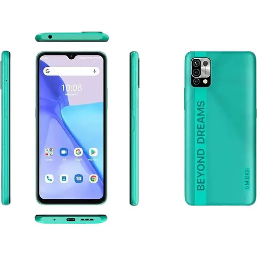 Смартфон Umidigi Power 5 3/64GB Jade Green - фото 2