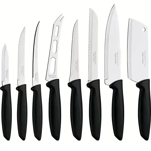 Набір ножів з 8 предметів Tramontina Plenus Black (23498/032)