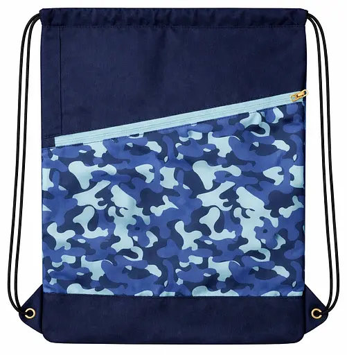 Школьный набор из рюкзака с дождевиком, пенала и сумки для обуви синий LS sum0028860 - фото 4