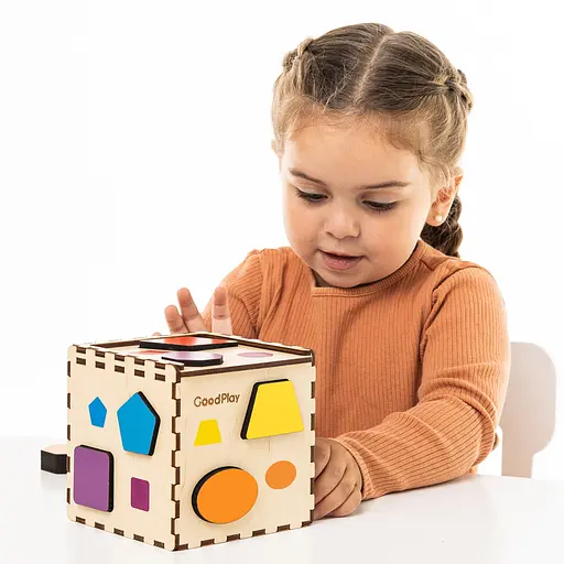 Кубик-сортер GoodPlay Кольорова фігурка (CUB-4-002) - фото 10