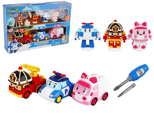 Набор машин Робокар Поли, 39x45x9 см, 3753