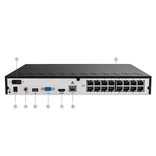 Видеорегистратор Reolink RP-PN16-NHD без HDD - фото 2