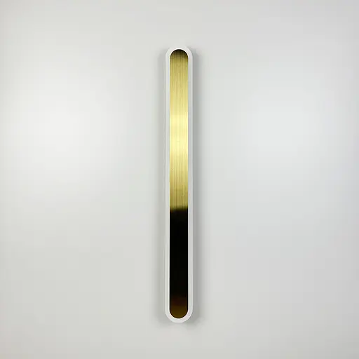 Видовжене латунне бра у металевому корпусі 60 см Арт. W 010/600 AB Line F - фото 3