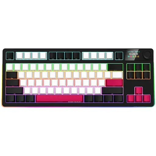 Клавіатура Lorgar KBP70TKLW Pro Wireless TKL EN/UA Black Red (LRG-KBP70TKLW-BK-US) - фото 1